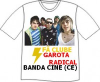 Blusa Cine com Raio + "FÃ CLUBE GAROTA RADICAL BANDA CINE (CE)"